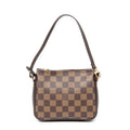Handbag Trousse Make Up Pouch Brown Damier Ebene