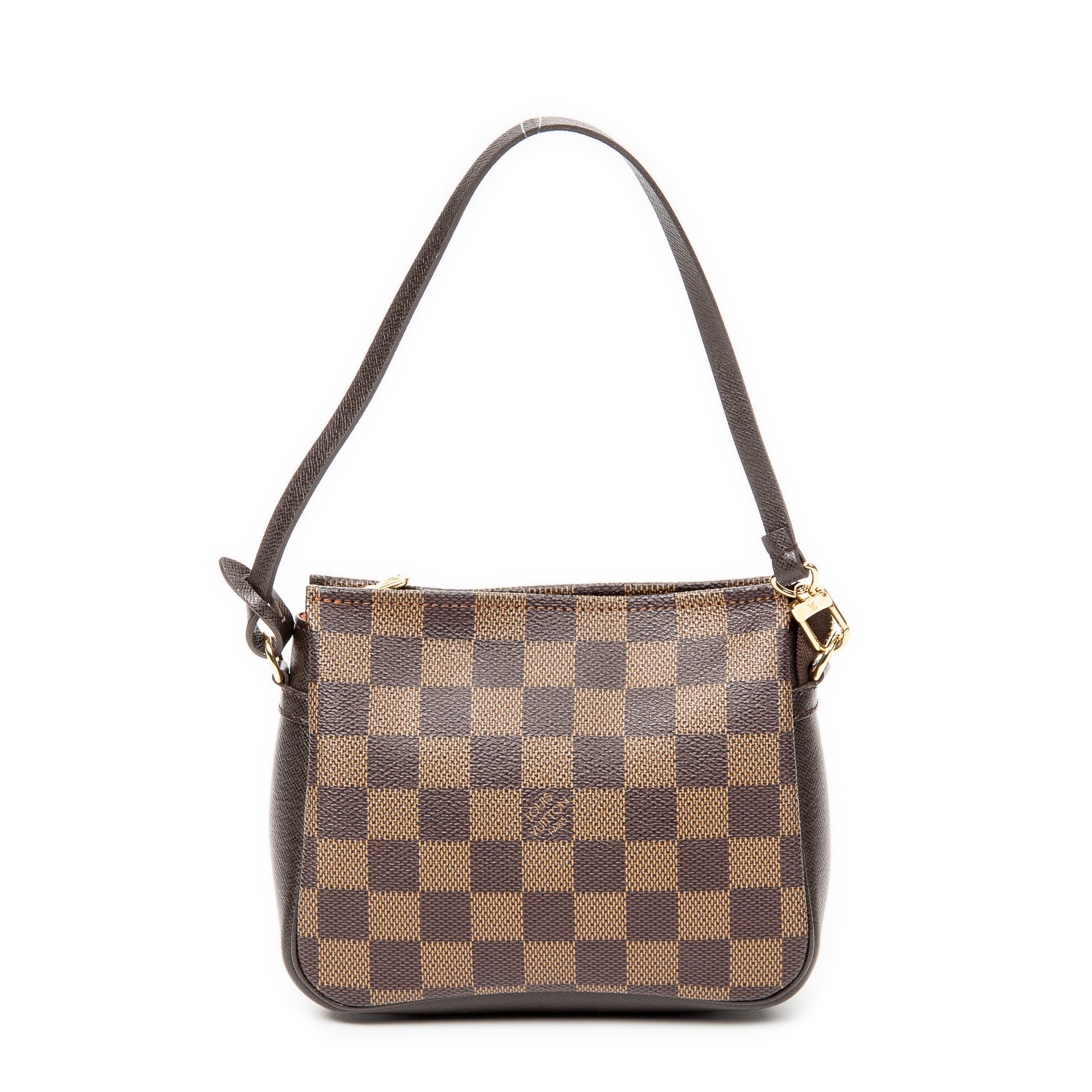 Handbag Trousse Make Up Pouch Brown Damier Ebene