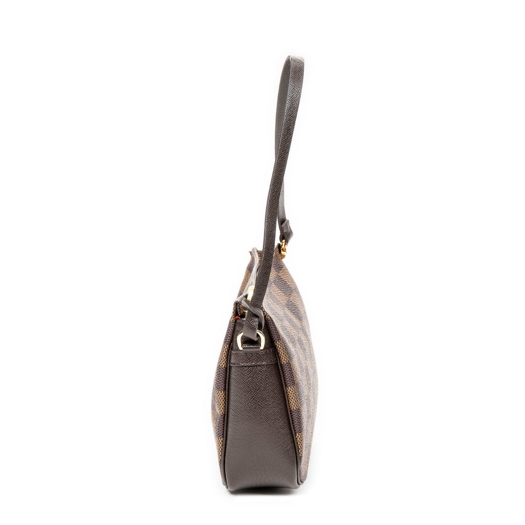 Handbag Trousse Make Up Pouch Brown Damier Ebene