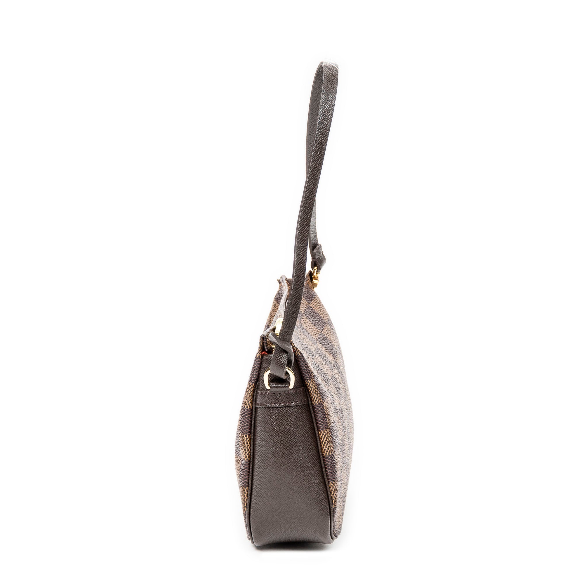 Handbag Trousse Make Up Pouch Brown Damier Ebene