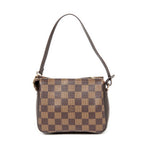 Handbag Trousse Make Up Pouch Brown Damier Ebene