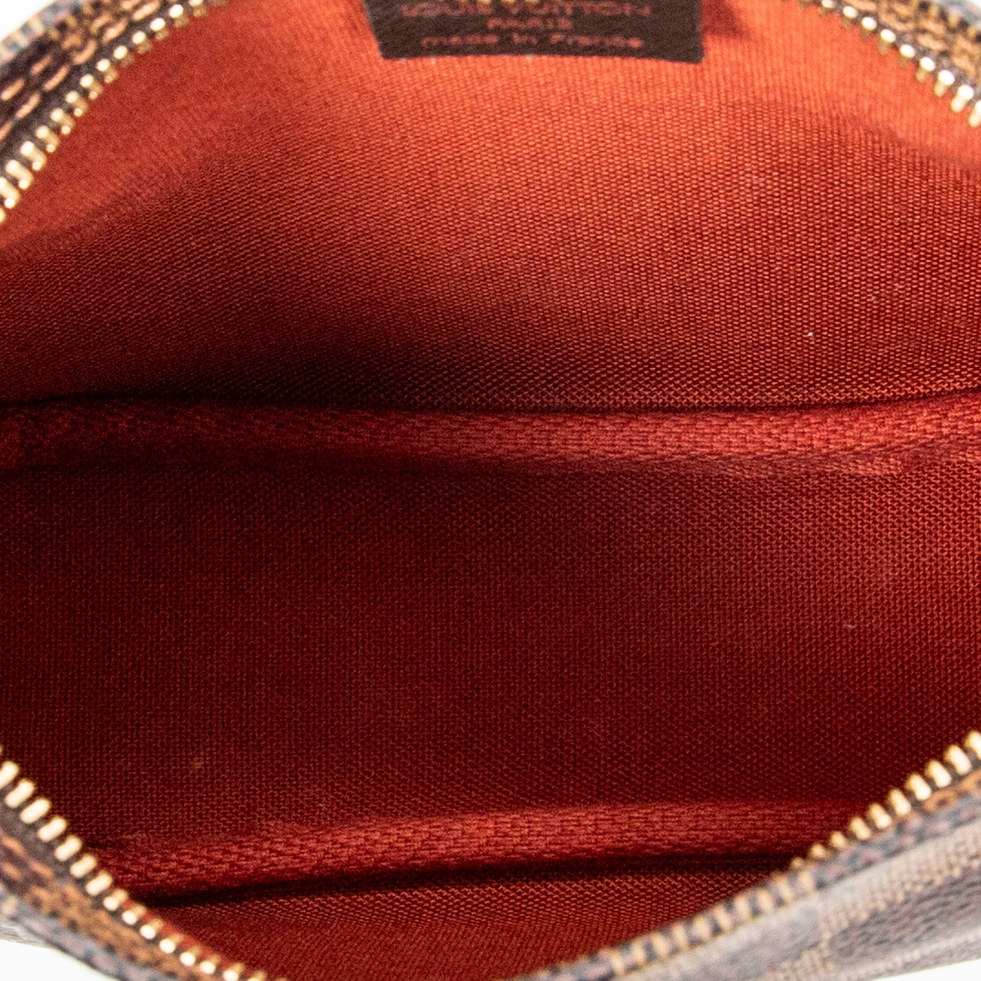 Handbag Trousse Make Up Pouch Brown Damier Ebene