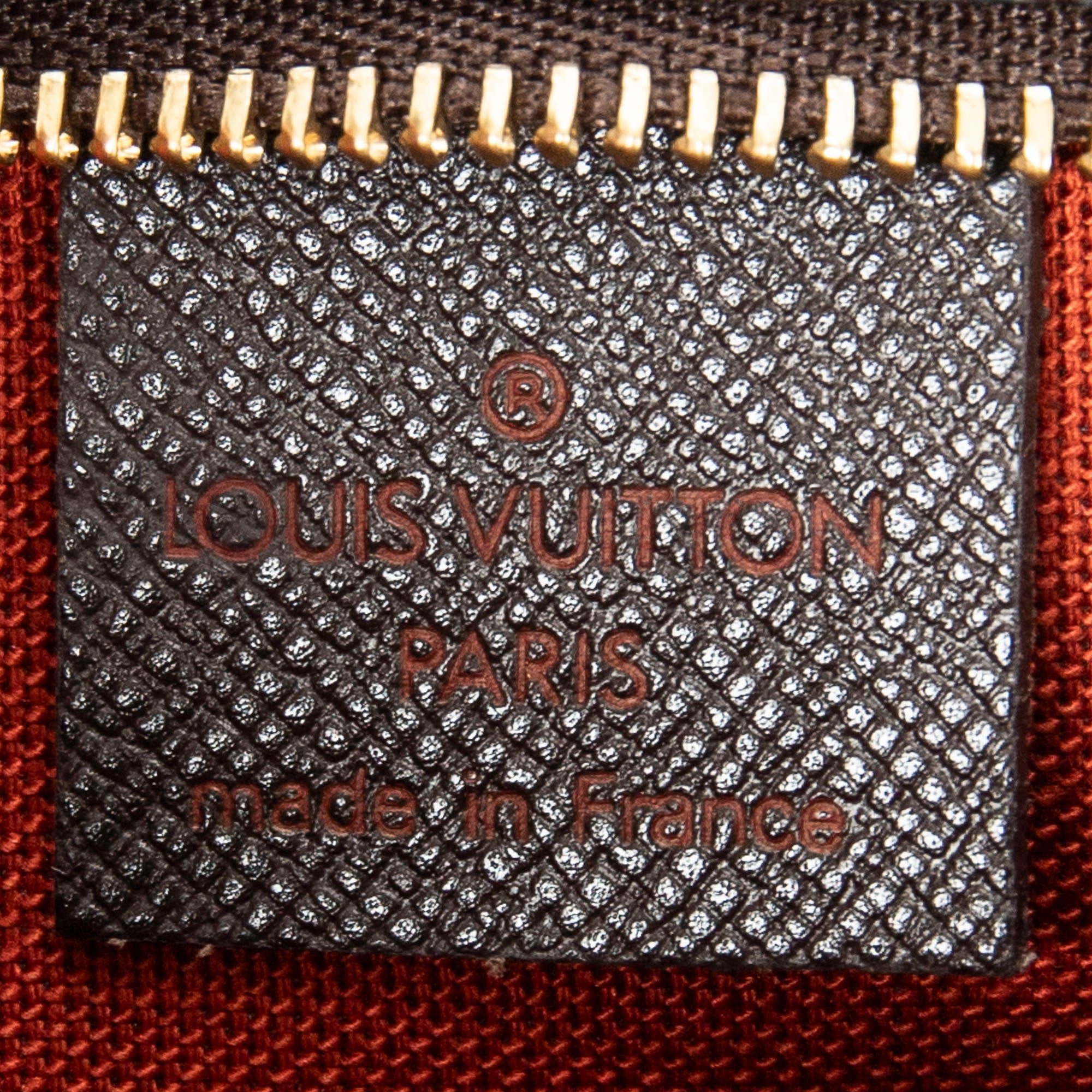Handbag Trousse Make Up Pouch Brown Damier Ebene