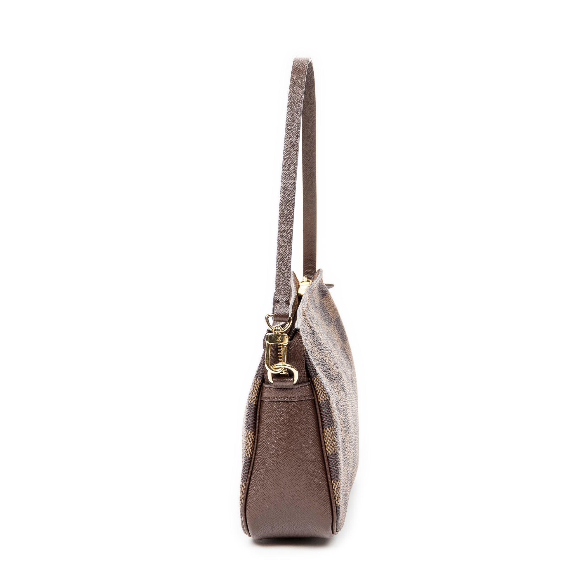 Handbag Trousse Make Up Pouch Brown Damier Ebene