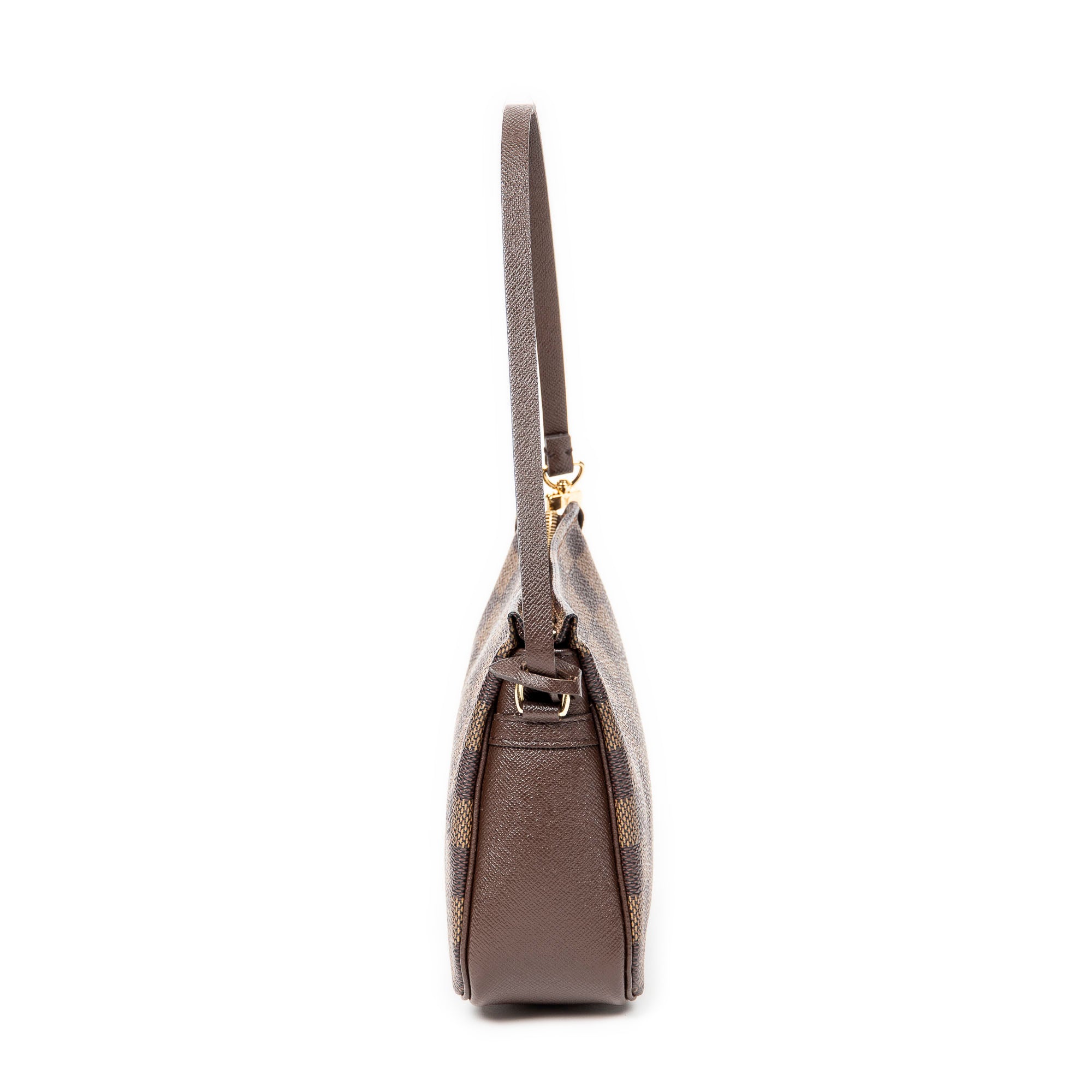 Handbag Trousse Make Up Pouch Brown Damier Ebene