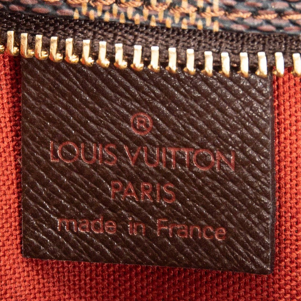 Handbag Trousse Make Up Pouch Brown Damier Ebene