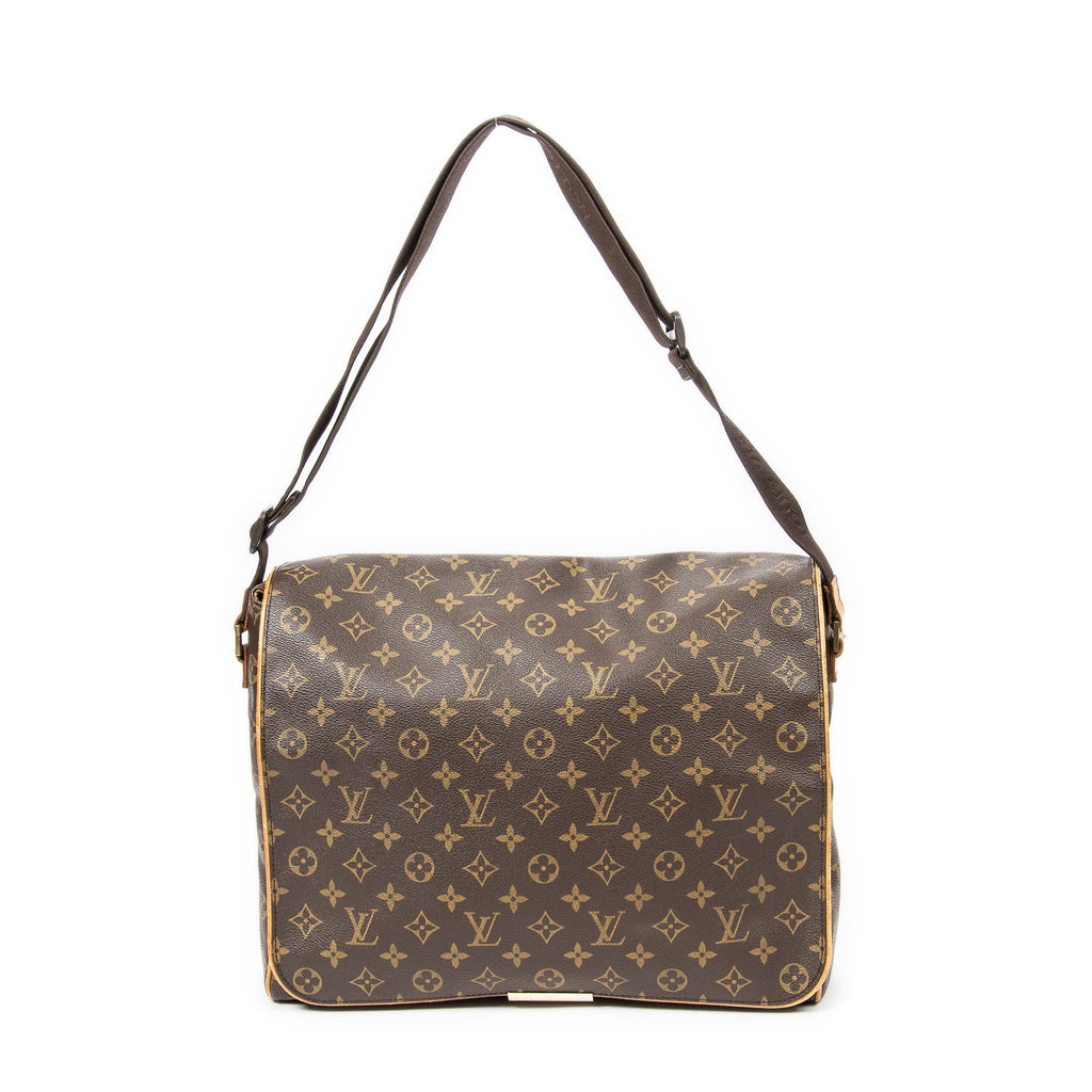 Shoulder Bag Abbesses Brown Monogram Canvas