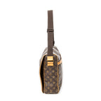 Shoulder Bag Abbesses Brown Monogram Canvas