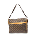 Shoulder Bag Abbesses Brown Monogram Canvas