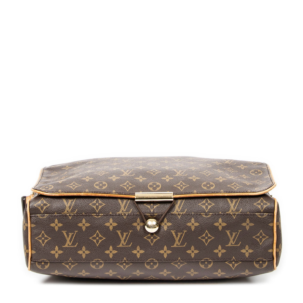 Shoulder Bag Abbesses Brown Monogram Canvas