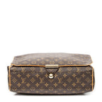 Shoulder Bag Abbesses Brown Monogram Canvas