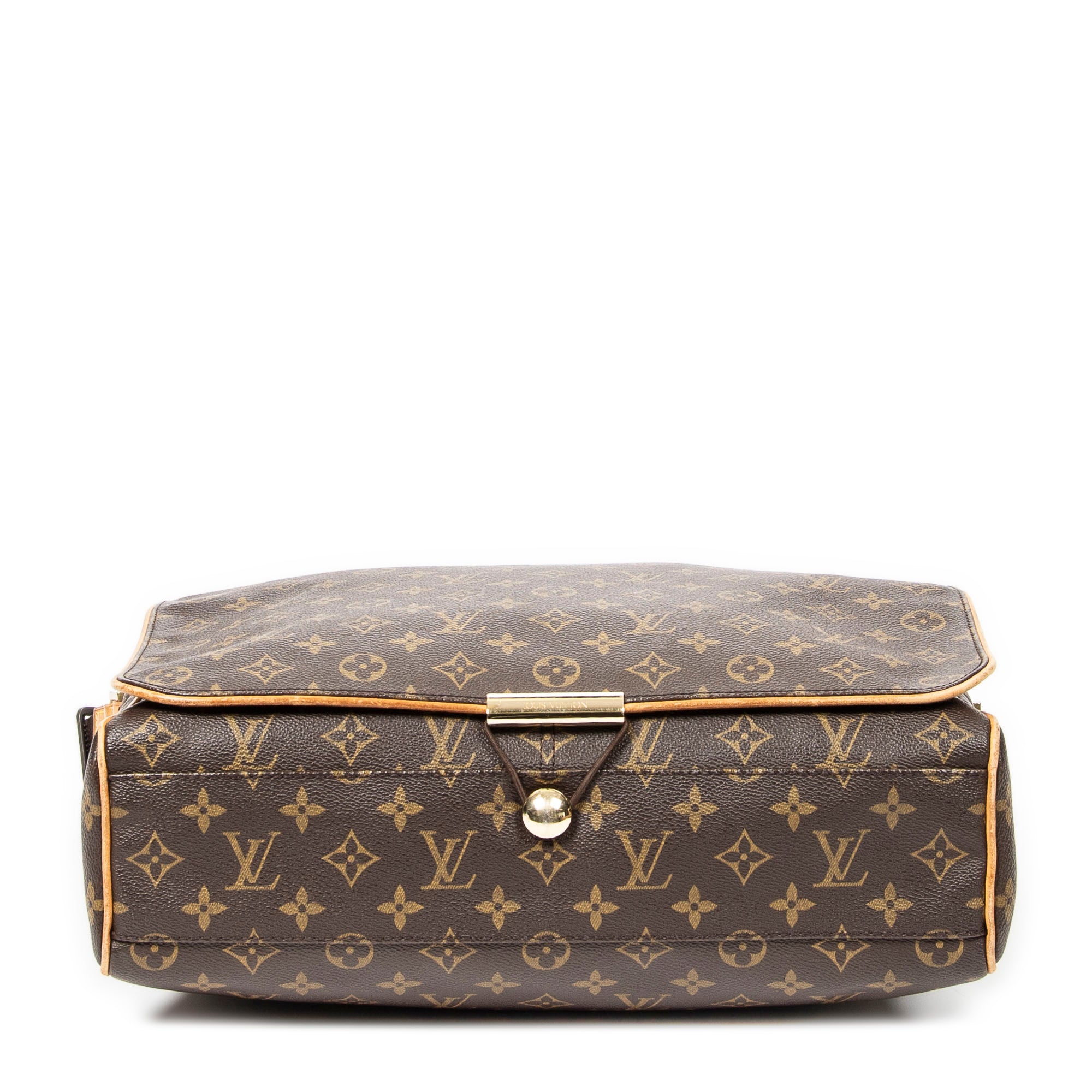 Shoulder Bag Abbesses Brown Monogram Canvas