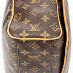 Shoulder Bag Abbesses Brown Monogram Canvas