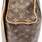 Shoulder Bag Abbesses Brown Monogram Canvas