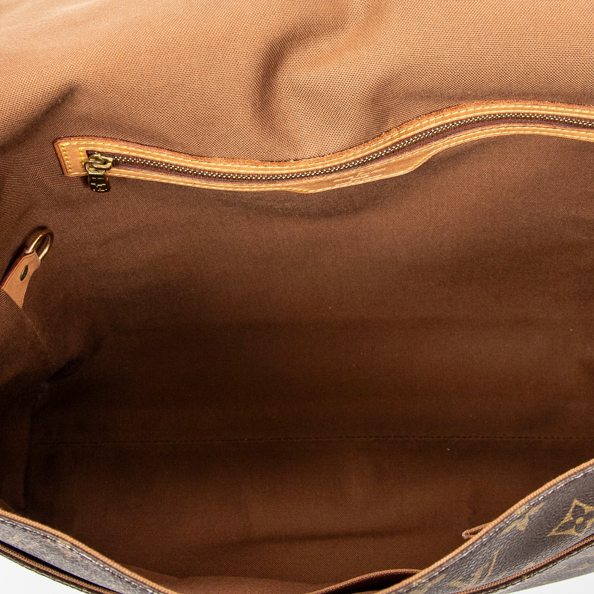 Shoulder Bag Abbesses Brown Monogram Canvas