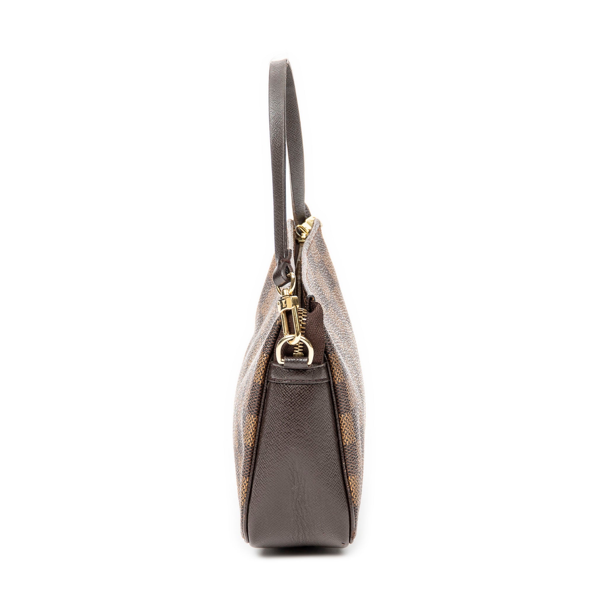 Handbag Trousse Make Up Pouch Brown Damier Ebene