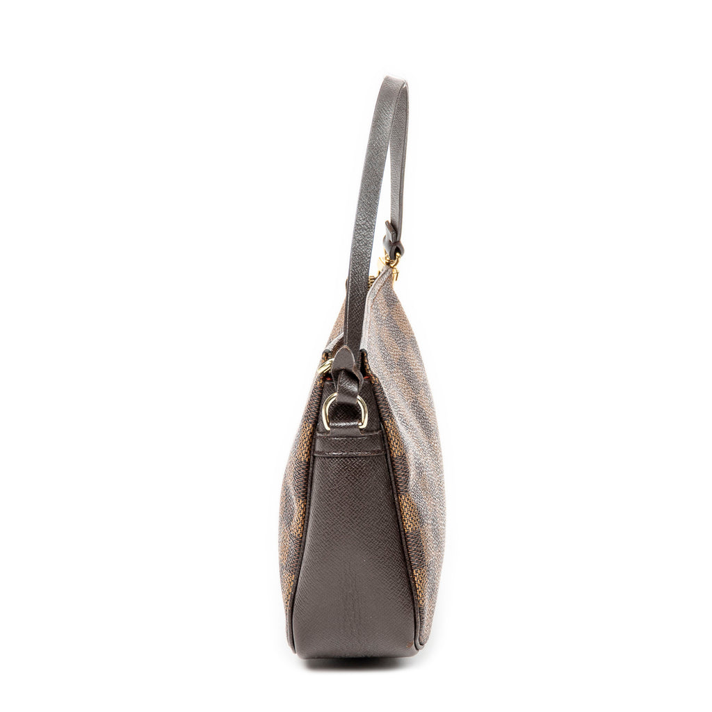 Handbag Trousse Make Up Pouch Brown Damier Ebene