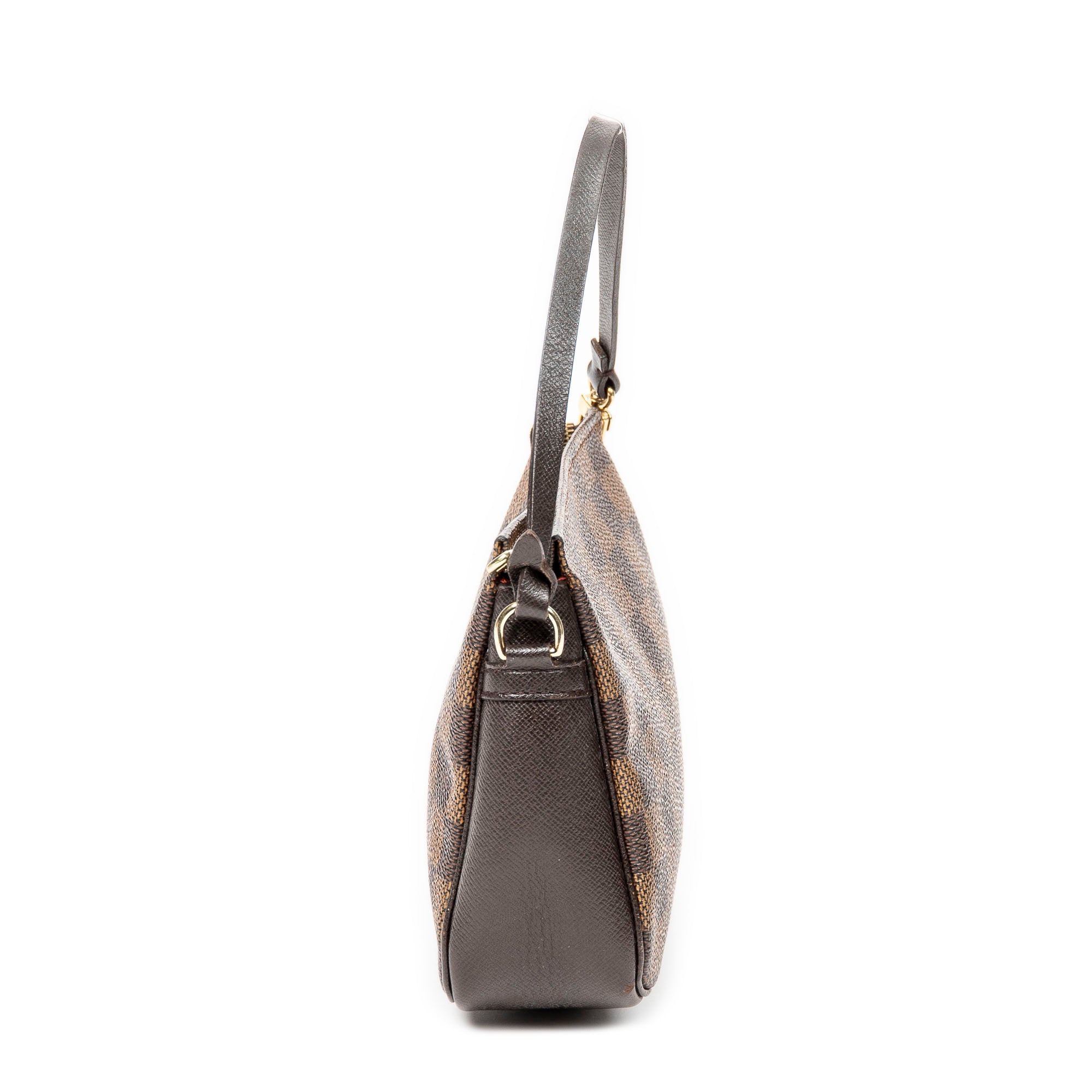 Handbag Trousse Make Up Pouch Brown Damier Ebene