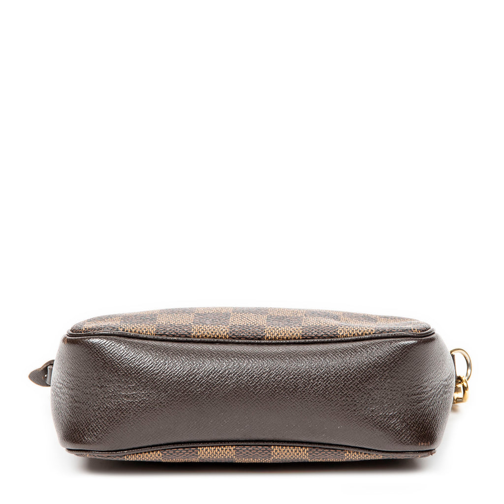 Handbag Trousse Make Up Pouch Brown Damier Ebene