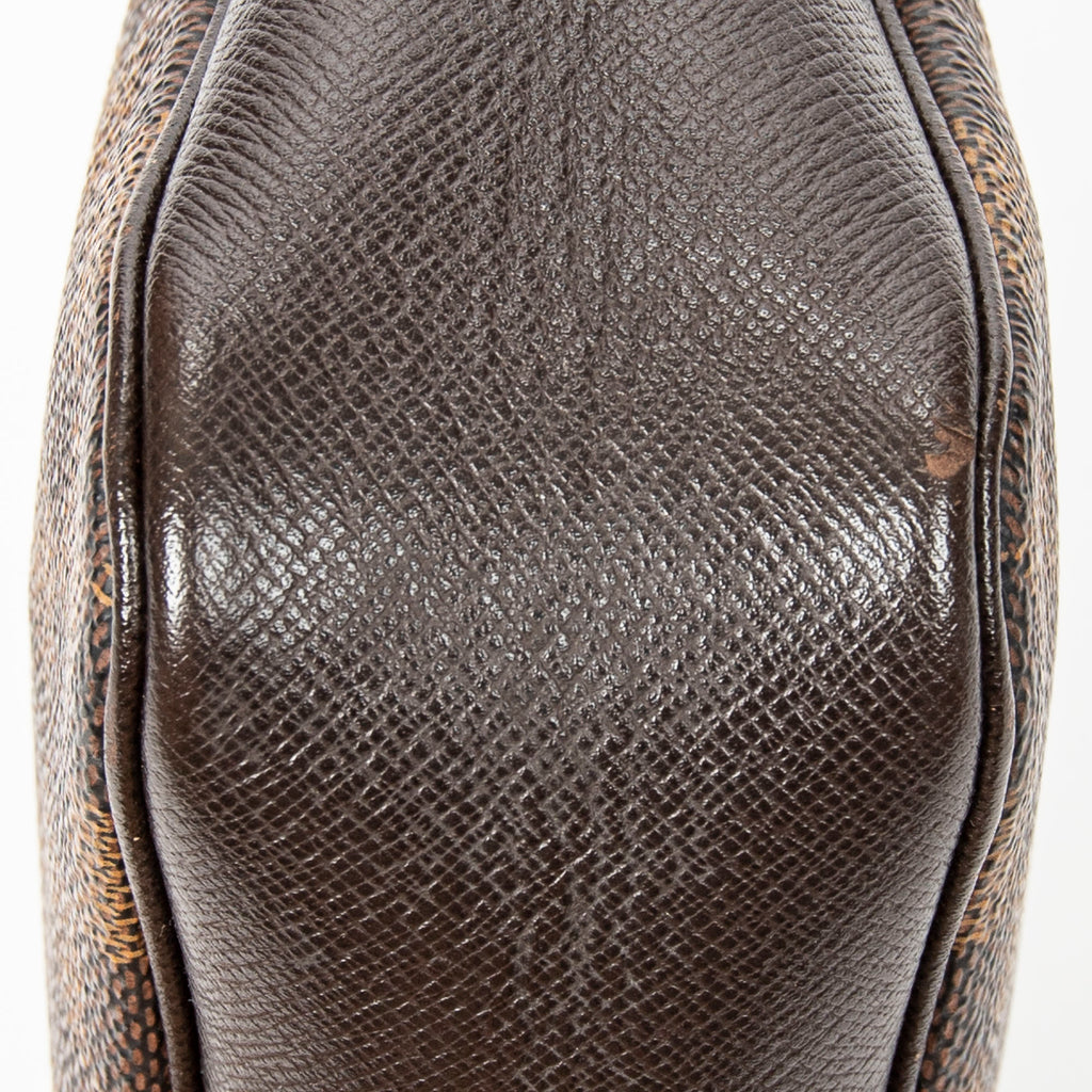 Handbag Trousse Make Up Pouch Brown Damier Ebene