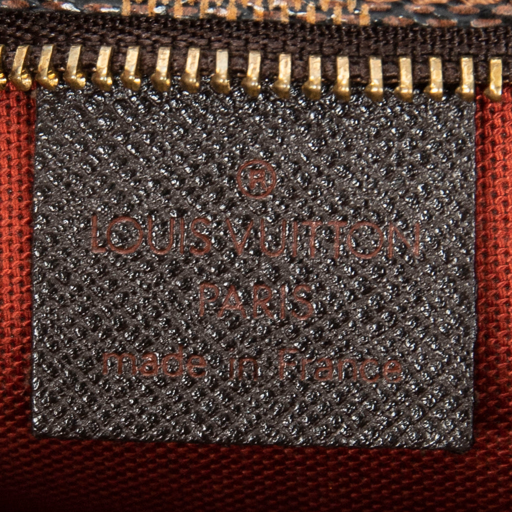 Handbag Trousse Make Up Pouch Brown Damier Ebene