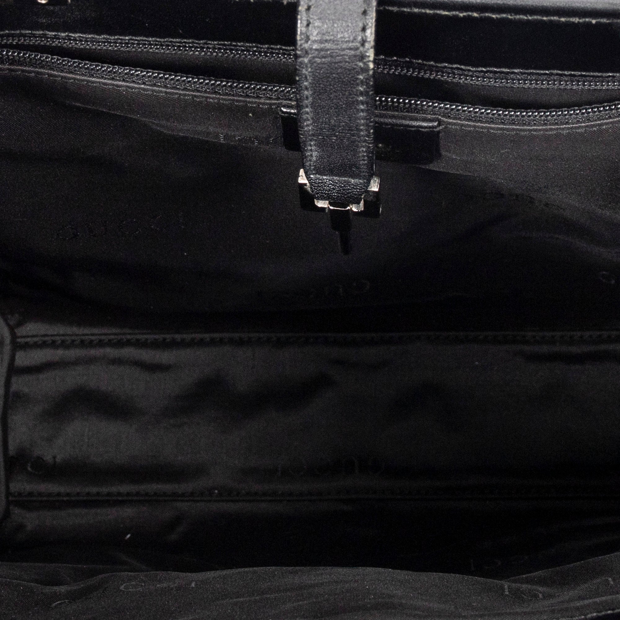 Shoulder Bag Jackie Tote Black Monogrammed Canvas