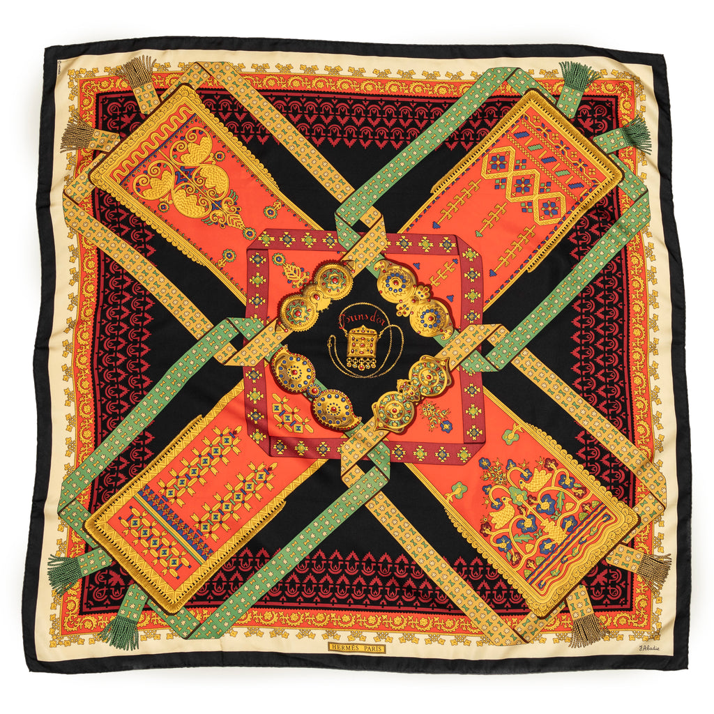 Scarf Scarf Red 100% Twill Silk