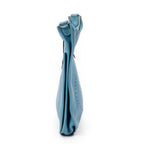 Sac bandoulière Evelyne II GM cuir Clémence Bleu Jean