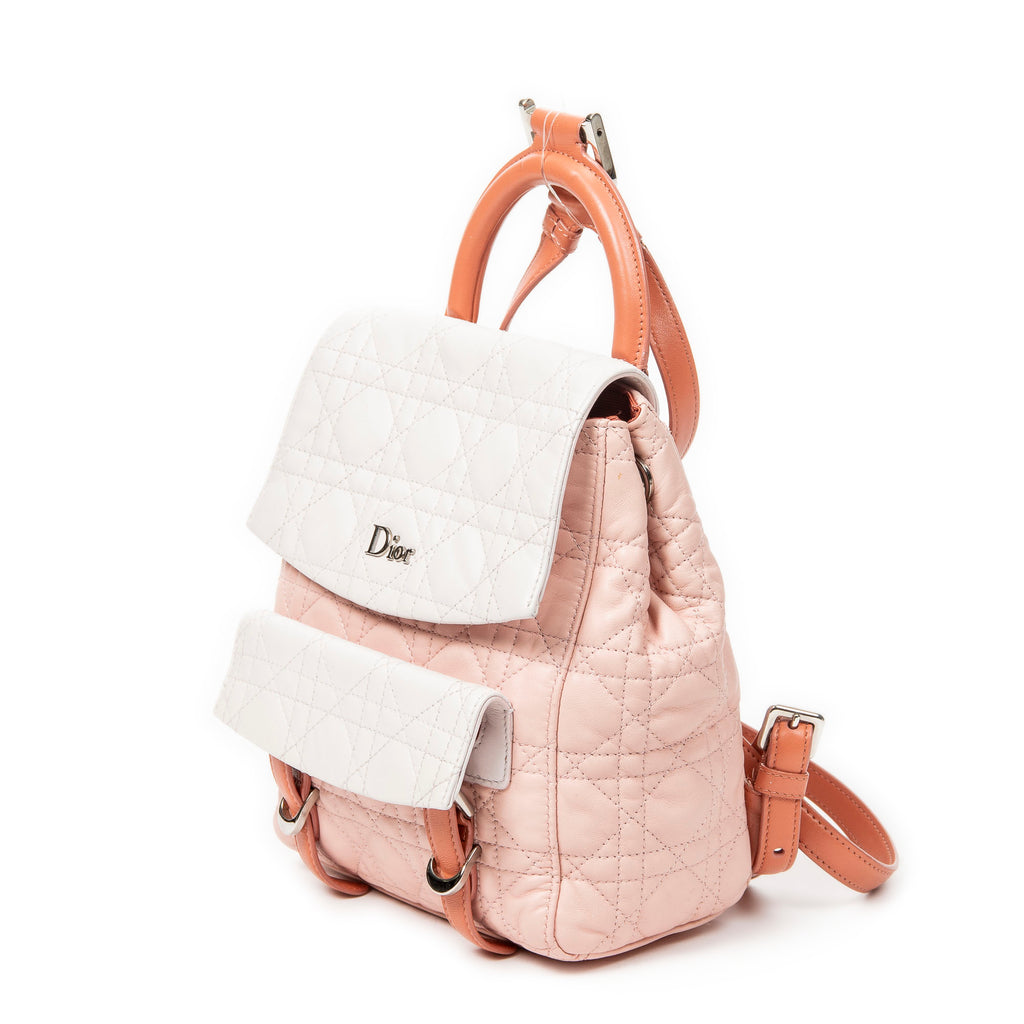 Backpack Small Stardust Backpack Light Pink Cannage Lambskin Leather