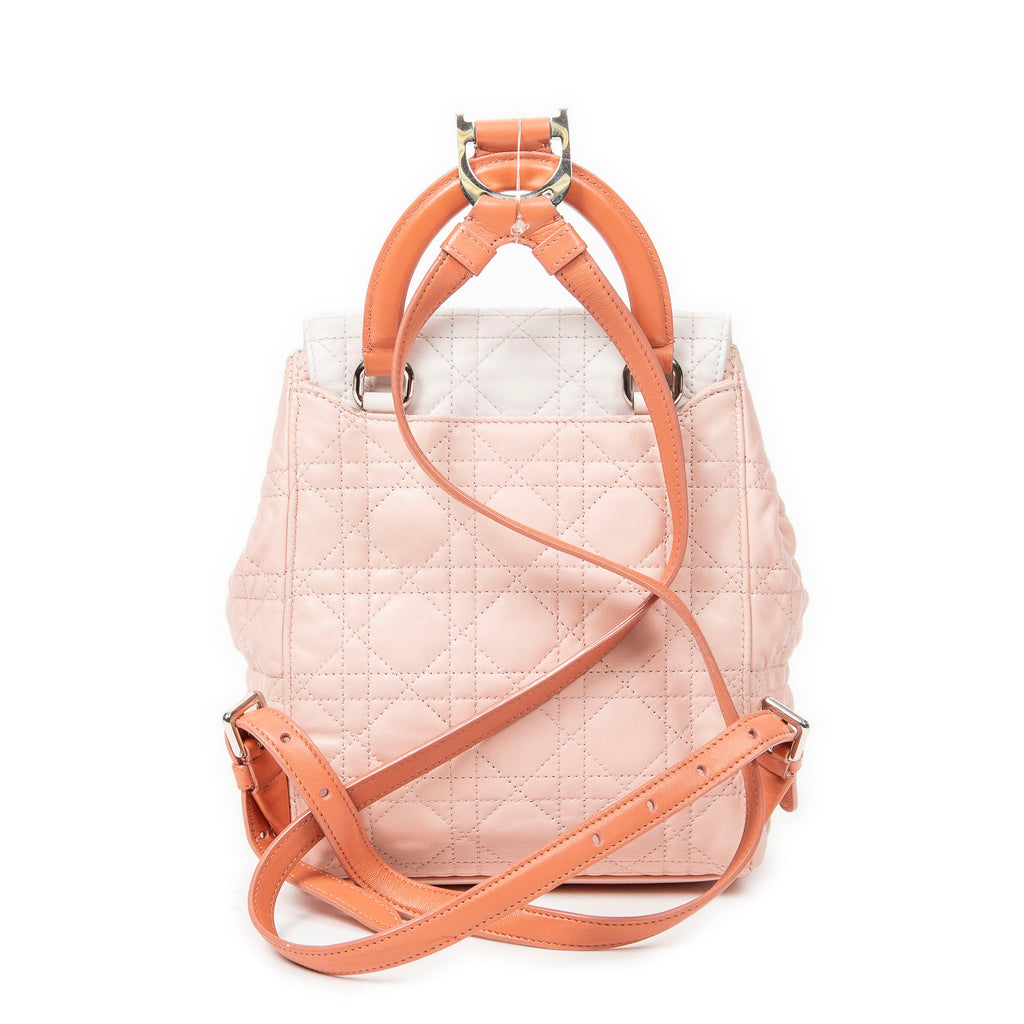 Backpack Small Stardust Backpack Light Pink Cannage Lambskin Leather