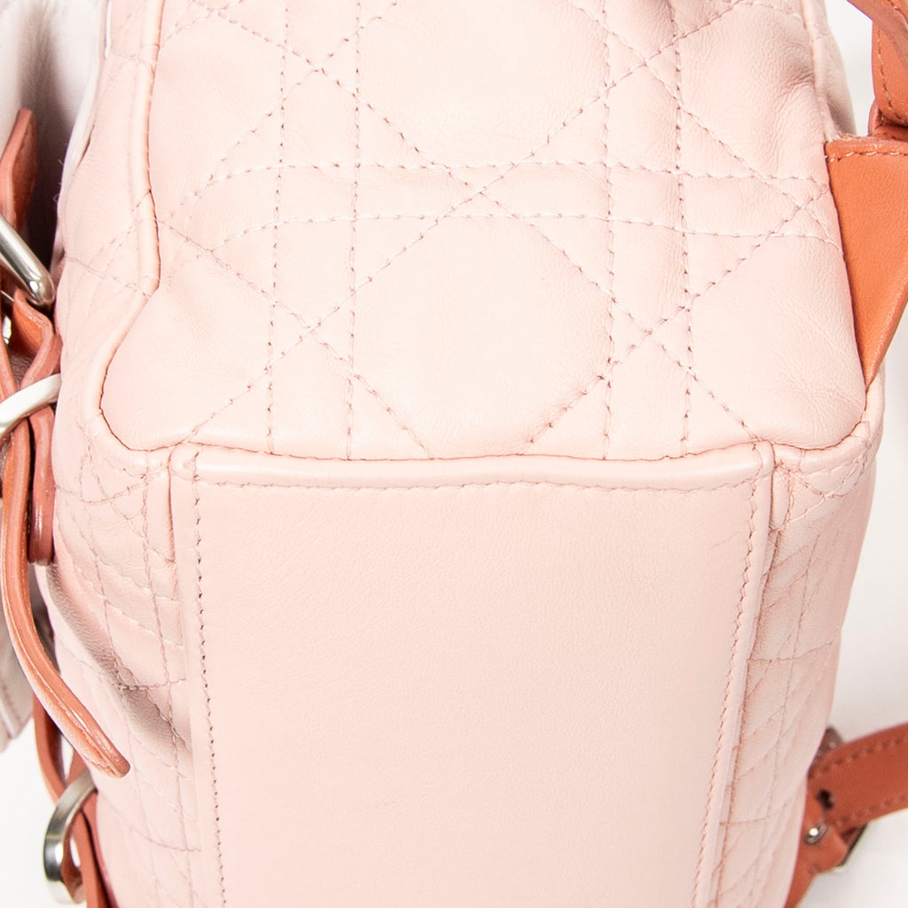 Backpack Small Stardust Backpack Light Pink Cannage Lambskin Leather