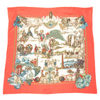 Scarf Scarf Red 100% Twill Silk