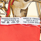Scarf Scarf Red 100% Twill Silk