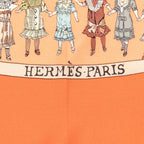 Scarf Scarf Hello Dolly Peach 100% Twill Silk