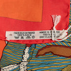 Scarf Scarf Hello Dolly Peach 100% Twill Silk