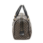 Shoulder Bag Vintage Small Boston Brown Macadam Coated Canvas