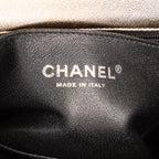 Shoulder Bag Mini Square Flap Gold Quilted Calfskin Leather