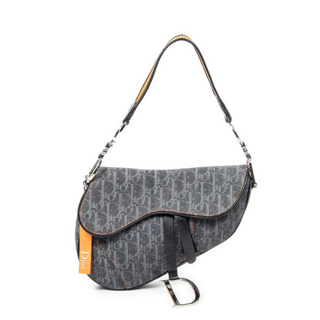 Dior - Sac Saddle Flight Line - Denim Bleu