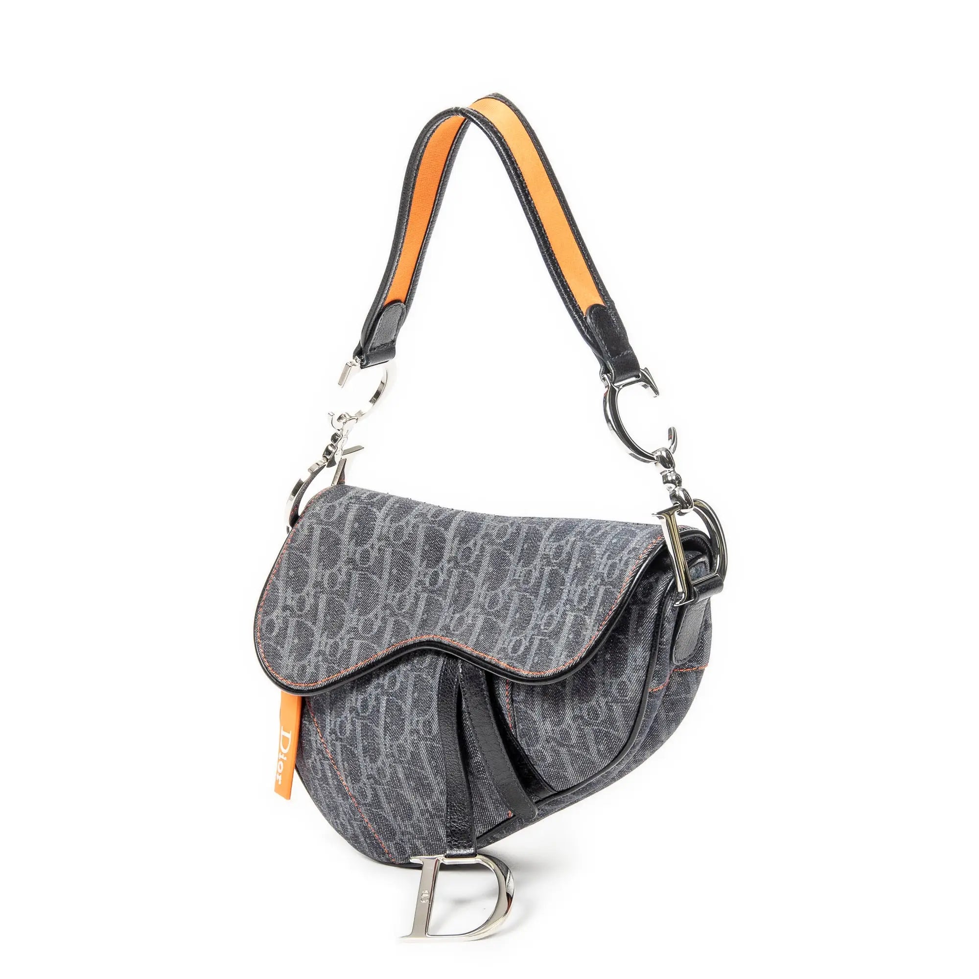 Dior - Sac Saddle Flight Line - Denim Bleu