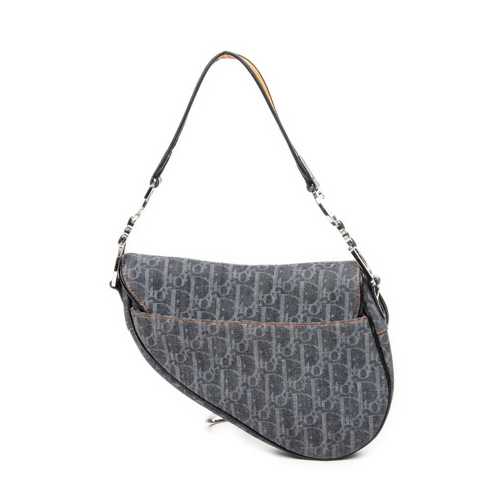 Dior - Sac Saddle Flight Line - Denim Bleu