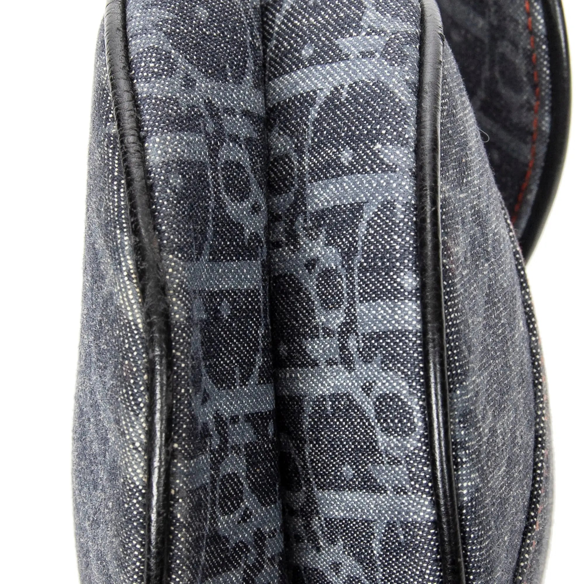 Dior - Sac Saddle Flight Line - Denim Bleu