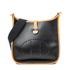 Shoulder Bag Bicolor Evelyne I GM Black Ardennes Leather