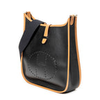 Shoulder Bag Bicolor Evelyne I GM Black Ardennes Leather