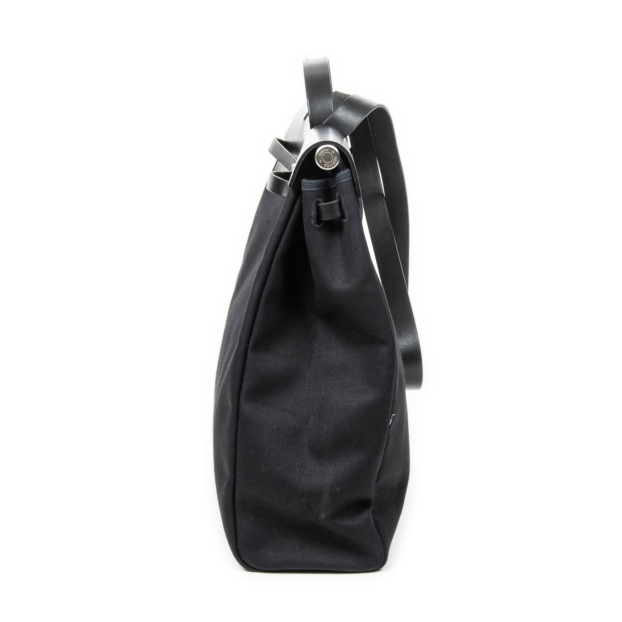 Shoulder Bag Herbag 2in1 GM Black Toile Officier Canvas