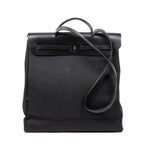 Shoulder Bag Herbag 2in1 GM Black Toile Officier Canvas