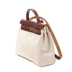 Shoulder Bag Herbag 2in1 PM Beige Toile H Canvas