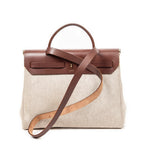 Shoulder Bag Herbag 2in1 PM Beige Toile H Canvas
