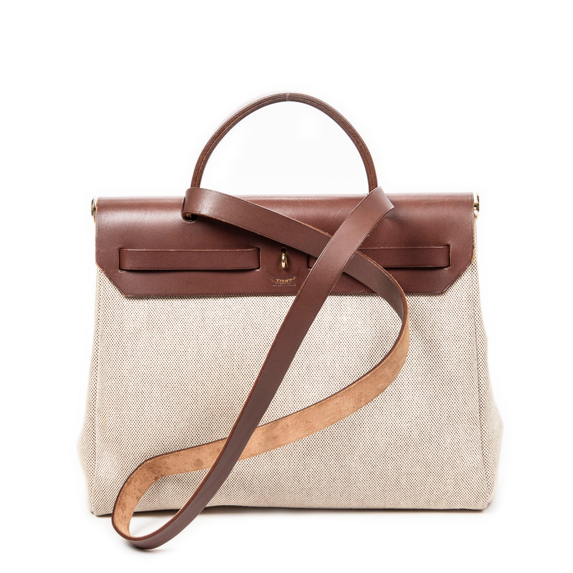 Shoulder Bag Herbag 2in1 PM Beige Toile H Canvas