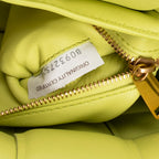 Shoulder Bag Padded Casette Chain Crossbody Yellow Maxi Intreccio Padded Leather