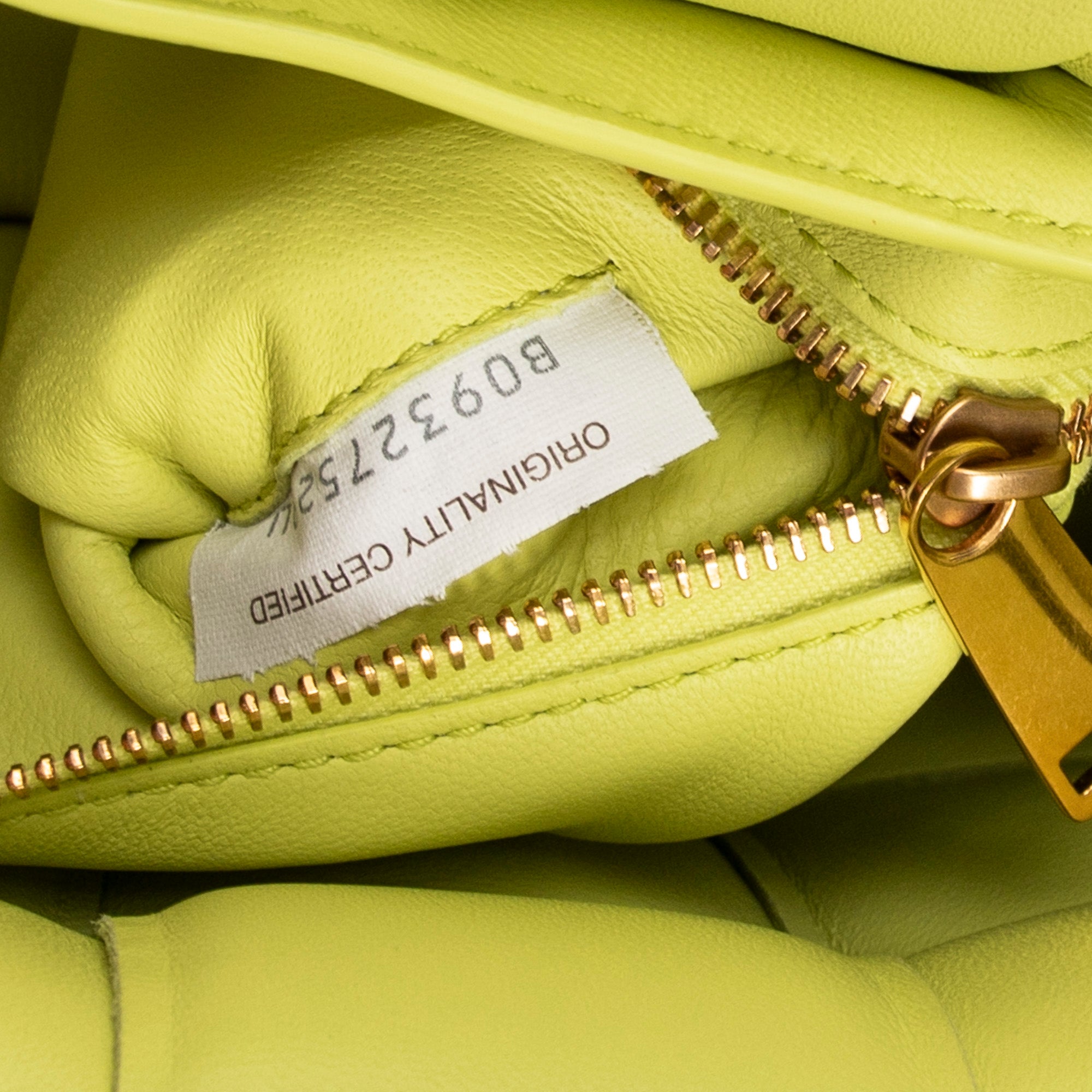 Shoulder Bag Padded Casette Chain Crossbody Yellow Maxi Intreccio Padded Leather